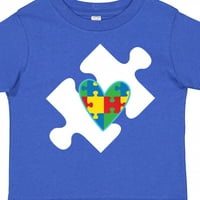 Мастически аутизъм пъзел аутистичен спектър за осведоменост за познаване на детето или малко дете тениска