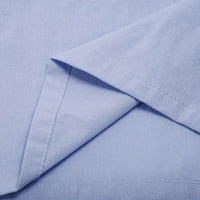 Jsaierl мъжки памучни бельо ризи модни ежедневни копчета с къс ръкав ежедневен горен ревел кубински тениски