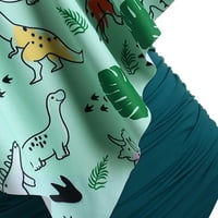 OCIVIESR Женски летен плажен динозавър печат бикини бански костюм, покриващ корем бикини бански костюм за жени дами бански костюми