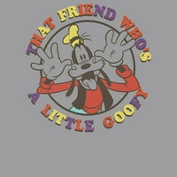 Момче Mickey & Friends Този приятел, който е малко безумно дърпайте с качулка Атлетична Хедър
