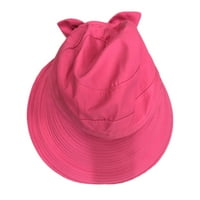 Капачки за козир за момичета сгъваема слънчева шапка за козирка 2 в стила широк ръб UV защита слънчева козирна шапка