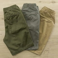 Hwmodou мъжки панталони от солиден цвят на памук за памук за памук пролетта летни мъжки дрехи панталони за мъже