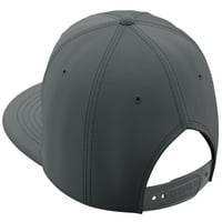 Daxton Classic Snapback Hat Custom A to Z Начални букви за варсит, въглен въглен шапка бяла черна буква u