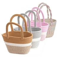 MA & Baby Straw Shopping Tote Bag голям капацитет за многократна употреба кошница за хранителни стоки за пикник
