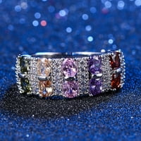 Творчески циркон пръстен модни бижута двойка пръстен моден пръстен подаръци за жени и мъже