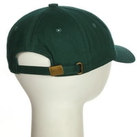 Персонализирана шапка a до z Начални букви Класическа бейзболна шапка, DK Зелена шапка Бяла червена буква c