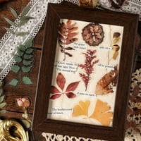 Стикер Sarkoyar Водоустойчив богат модел растение винтидж ботанически флорален наръчник Материал Декоративни стикери