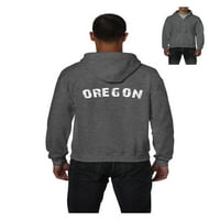 MMF - Мъжки суичър Пълнозърнест пуловер, до мъже с размер 5xl - Орегон