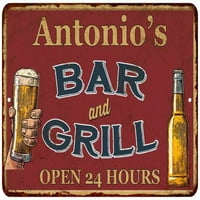 Червеният бар на Антонио и декор за селски знак за грил 208120045723