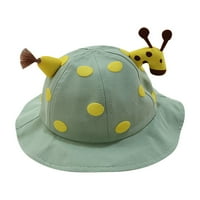 IOPQO Sun Hats Toddler Baby Kids Outdoor Printing Pattern Hats Fisherman's Hat Sun Cap Hat Green
