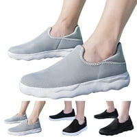 Yolai Men Sports Shoes Лято мода Мода Проста солидна цветна мрежа Дишащ комфортен мек подметка лек фиш върху обувки