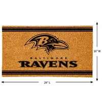 Brown Baltimore Ravens 30 '' 18 '' Logo Turf Mat