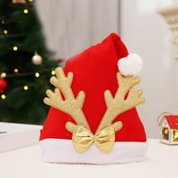 Qianha Mall Unise Коледна шапка Изящна шарка SANTA HAT UNISE Коледна шапка