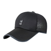 Лабакиха шапка дамски мъже памук висококачествена бродирана униза бейзболни шапки Регулируема бейзболна шапка черно