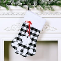 Коледни чорапи на Анкиши, чорапи за домашни любимци с пухкави маншети Кученце за кученца лапи за експерт по декорация на домашни и коледни камина