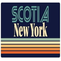Scotia New York Vinyl Decal Sticker Retro дизайн