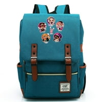 Bzdaisy Square Backpack с дизайн на катарама с колан - Toilet -Lound Hanako -Kun Тема на темата - притежава 15 '' унизис за деца тийнейджър