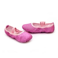 Тенис момичета деца обувки танцови обувки топло танцово балет изпълнение на закрити обувки йога танцови обувки момиче високо топ розово 34