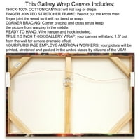 Карамелен вятър от Бет А. Форст, Изящно изкуство Giclee Print on Gallery Wrap Canvas, готов за окачване