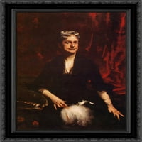 Портрет на г -жа Джон Джоузеф Таунсенд черна богато украсена дървена рамка платно от Сарджент, Джон Сингър