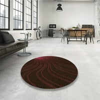 Ahgly Company вътрешен правоъгълник с шарени шоколадови кафяви килими, 7 '9'