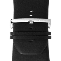 Morellato Fuji Recycled Apple Fiber Watch каишка - черно - хромирана катарама от неръждаема стомана - Запазете колекцията на природата