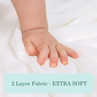 Меки бебешки кърпи новородени кърпи, унизионно новородено супер абсорбиращо бързо сухо меко лице кърпа за лице