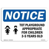 Знак за известие - TOT детска площадка, подходяща за знак със символ