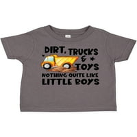 Мастически камиони за мръсотия и играчки Нищо като малко момчета подарък малко дете момиче тениска