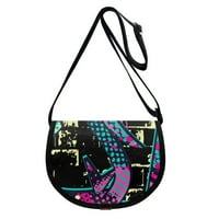 Графити дизайн чанти за чанти за детски чанти за пратеник Момчета момичета регулируема чанта за пътуване на открито
