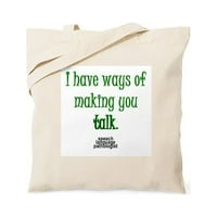 Cafepress - Начини да ви накарате да говорите с чанта - естествено платно, тотална чанта, платнена чанта за пазаруване