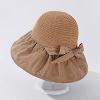 Шапки Xinqinghao, подходящи за мъже и жени модни сянка слънчева шапка Unise Light Loose Hats Khaki