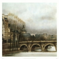 Le Pont Neuf от Andre Renou Poster Poster Protter от Андре Рену