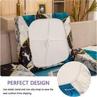 Капак за възглавница за дивана за възглавница диван с висок разтягащ диван възглавница за измиване на измиване без приплъзване траен мебел протектор диван седалка за стол любов-а-а-средна част
