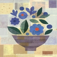 Ваза за сини цветя от Gale Kaseguma Изящно изкуство ПЕЧАРКА ОТ GALE KASEGUMA