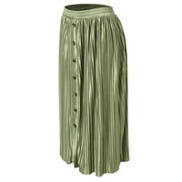 Eczipvz поли за женска пола с дълга рокля с риболов зелено, s