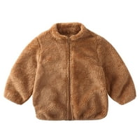 Adviicd Boys 'Tightwear Jackets & Coats Dinosaur Coat for Boys Toddler Boys Момичета дълъг ръкав зимен солиден палто с цип момчета Размер 6