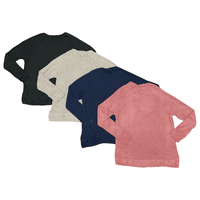 Активен живот на женския модален кросоувър пуловер на пуловер с дълъг ръкав