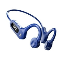 Слушалки за отворени уши, с цифров дисплей безжичен уши за уши за спортни проводими слушалки Bluetooth 5. Слушалки с микрофон за бягане, шофиране
