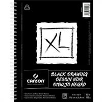 Canson lbs XL Pad Pad, черен - инча - чаршафи