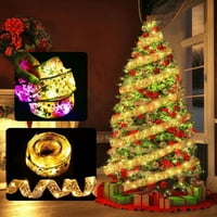 Коледни пандетни светлини, LED низ Светлини Коледно дърво ленти за коледно парти Нова година декорация