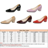 Tenmi Business Toels for Women Comfort Dress Pump Обувки Небрежно без плъзгане на кокетни обувки с токчета с пети черно червено 5