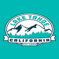 Езерото Тахо, Калифорния, планината, контур