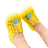 Малко дете обувки момчета момчета момичета животни отпечатъци анимационни чорапи Обувки малко дете мрежа Подовите чорапи без плъзгане обувки