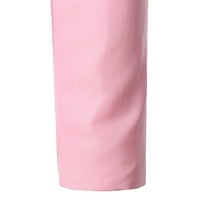 Мъжки мода Англия в стил Блейзърс Релаксирани годни солидни цветове с дълъг ръкав с единично гърди официално яке модна модерна случайна костюма палта розово m