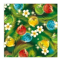 Островно наследство Хавайска празнична ваканционна опаковка хартия орнаменти на ролки
