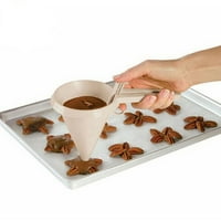 Ageoiene регулируема шоколадова фуния за инструменти за декориране на торта за печене кухня кухня