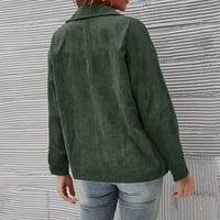 Кардиган за жени есен зимен масивен цвят яке костюм Corduroy Cardigan яке