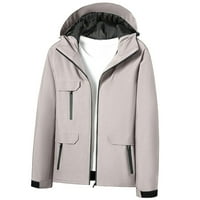 Палто за жени зимен топъл открит палто от ветрове и водоустойчиво яке за дъжд