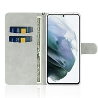 За S-Amsung Galaxy S плюс калъф за телефон, синтетични кожени пайети, блестящи бляскави ударни каишки за каишка за китка